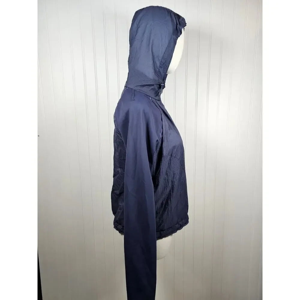 Outdoor Voices Navy Blue FrostKnit Hoodie Quarter Zip Jacket Women's XS - Picture 4 of 10